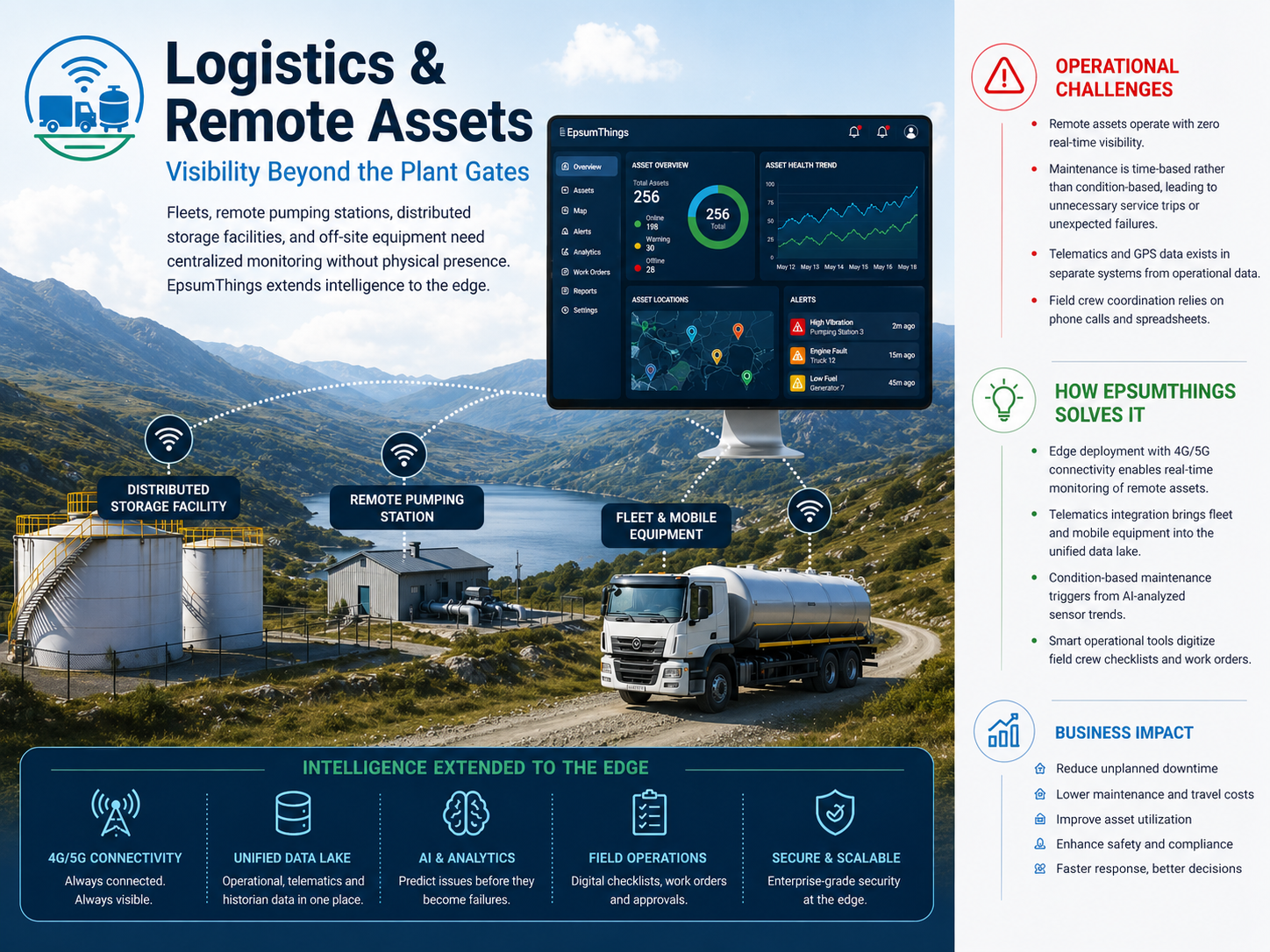 Logistics & Remote Assets Visual